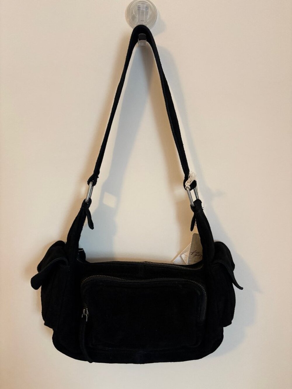 Free People Siren Suede Shoulder Bag